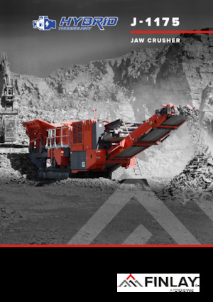 Plantas de reciclaje de escombros Finlay J-1175 Hybrid