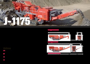 Plantas de reciclaje de escombros Terex-Finlay J 1175
