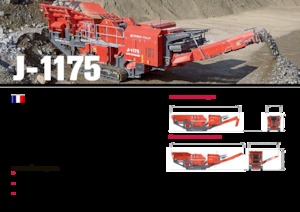 Plantas de reciclaje de escombros Terex-Finlay J 1175