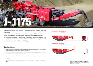 Plantas de reciclaje de escombros Terex-Finlay J 1175