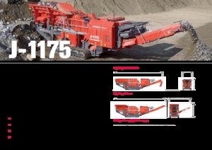 Plantas de reciclaje de escombros Terex-Finlay J 1175