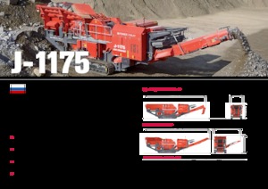 Plantas de reciclaje de escombros Terex-Finlay J 1175