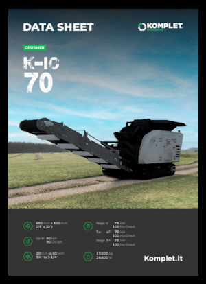 Plantas de reciclaje de escombros Komplet K-IC 70