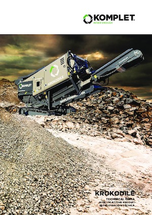 Plantas de reciclaje de escombros Komplet KROKODILE