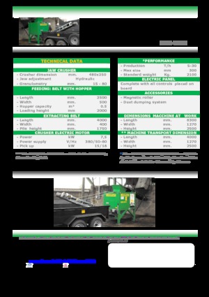 Plantas de reciclaje de escombros Komplet LEM 4825