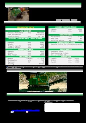 Plantas de reciclaje de escombros Komplet LEM TRACK 4825 
