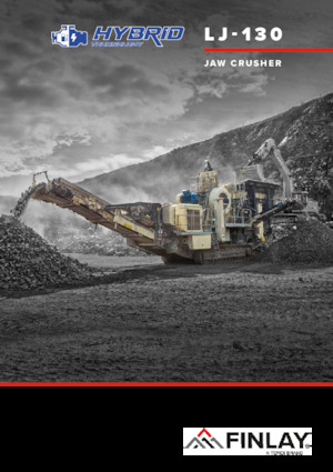 Plantas de reciclaje de escombros Finlay LJ-130 Hybrid 