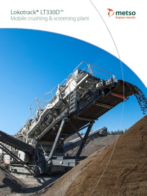 Plantas de reciclaje de escombros Metso Lokotrack LT 330 D
