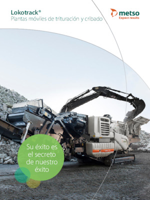Plantas de reciclaje de escombros Metso Lokotrack LT1213E