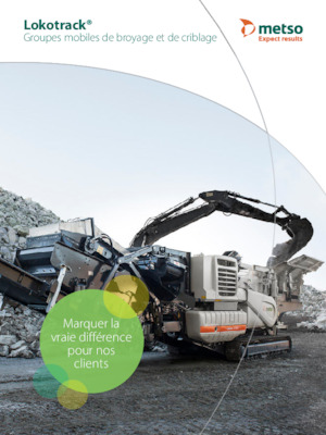 Plantas de reciclaje de escombros Metso Lokotrack LT1213E
