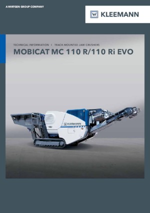 Plantas de reciclaje de escombros Kleemann MC 110 R EVO