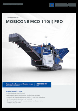 Plantas de reciclaje de escombros Kleemann MCO 110 PRO