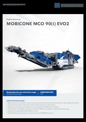 Plantas de reciclaje de escombros Kleemann MCO 90 EVO2