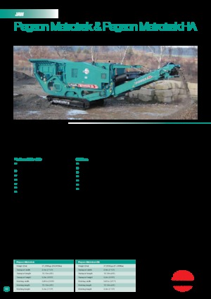 Plantas de reciclaje de escombros Powerscreen METROTRAK HA