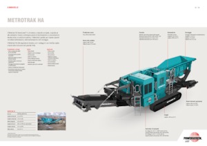 Plantas de reciclaje de escombros Powerscreen METROTRAK HA
