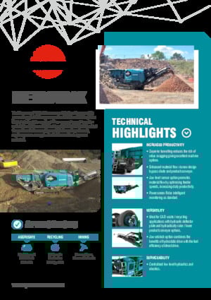 Plantas de reciclaje de escombros Powerscreen Metrotrak