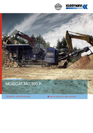 Plantas de reciclaje de escombros Kleemann MC 100 R