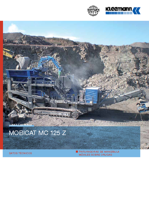 Plantas de reciclaje de escombros Kleemann MC 125 Z