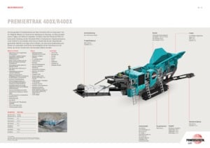 Plantas de reciclaje de escombros Powerscreen PREMIERTRAK 400X