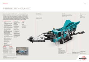 Plantas de reciclaje de escombros Powerscreen PREMIERTRAK 400X