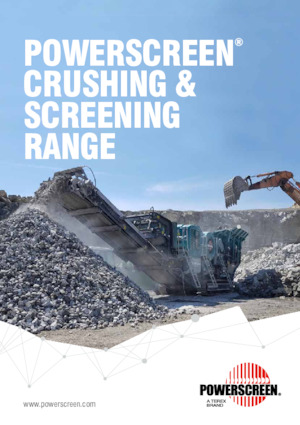 Platas cribadoras móviels Powerscreen Titan 2300