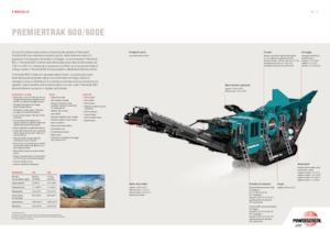 Plantas de reciclaje de escombros Powerscreen PREMIERTRAK 600E