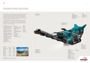 Plantas de reciclaje de escombros Powerscreen PREMIERTRAK 600E