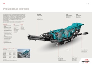 Plantas de reciclaje de escombros Powerscreen PREMIERTRAK R300