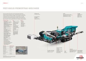 Plantas de reciclaje de escombros Powerscreen PREMIERTRAK R400X 