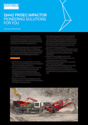 Plantas de reciclaje de escombros Sandvik QI442