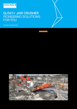 Plantas de reciclaje de escombros Sandvik QJ341+