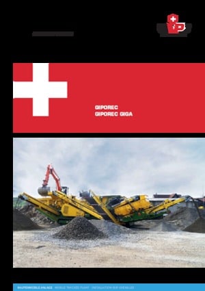 Plantas de reciclaje de escombros Gipo R 131 FDR