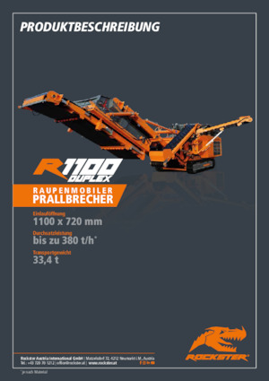 Plantas de reciclaje de escombros Rockster R1100D