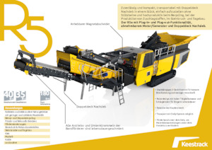 Plantas de reciclaje de escombros Keestrack R5e