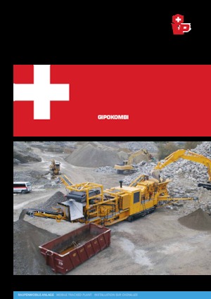 Plantas de reciclaje de escombros Gipo RC 130 C