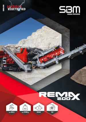 Plantas de reciclaje de escombros SBM REMAX 200