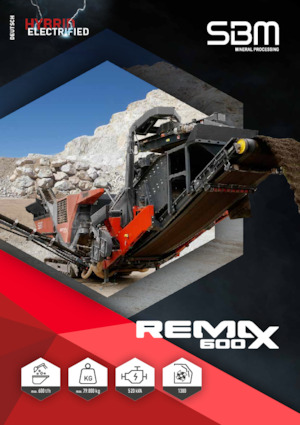 Plantas de reciclaje de escombros SBM REMAX 600