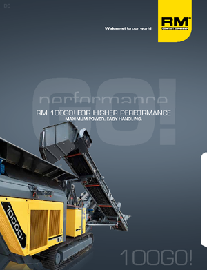 Plantas de reciclaje de escombros Rubble Master RM 100GO!