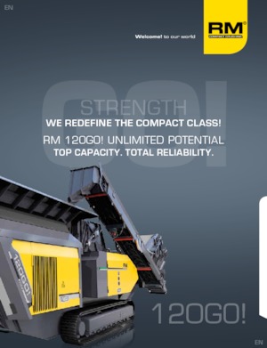 Plantas de reciclaje de escombros Rubble Master RM 120GO!