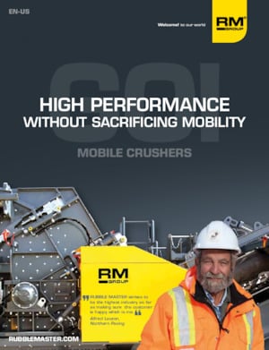 Plantas de reciclaje de escombros Rubble Master RM 120X