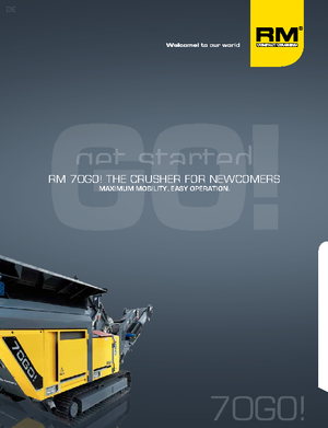 Plantas de reciclaje de escombros Rubble Master RM 70 GO!