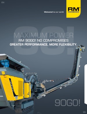 Plantas de reciclaje de escombros Rubble Master RM 90GO!