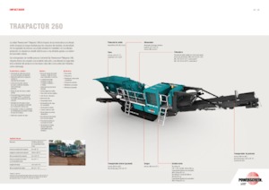 Plantas de reciclaje de escombros Powerscreen Trakpactor 260