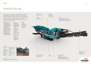 Plantas de reciclaje de escombros Powerscreen Trakpactor 260