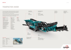 Plantas de reciclaje de escombros Powerscreen Trakpactor 260SR