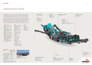 Plantas de reciclaje de escombros Powerscreen Trakpactor 320SR