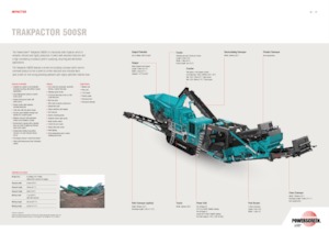 Plantas de reciclaje de escombros Powerscreen Trakpactor 500SR