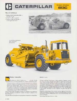 Mototraillas Caterpillar 613C