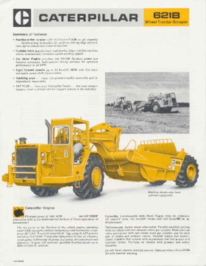 Mototraillas Caterpillar 621B