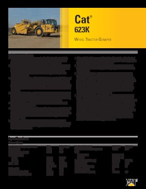 Mototraillas Caterpillar 623K